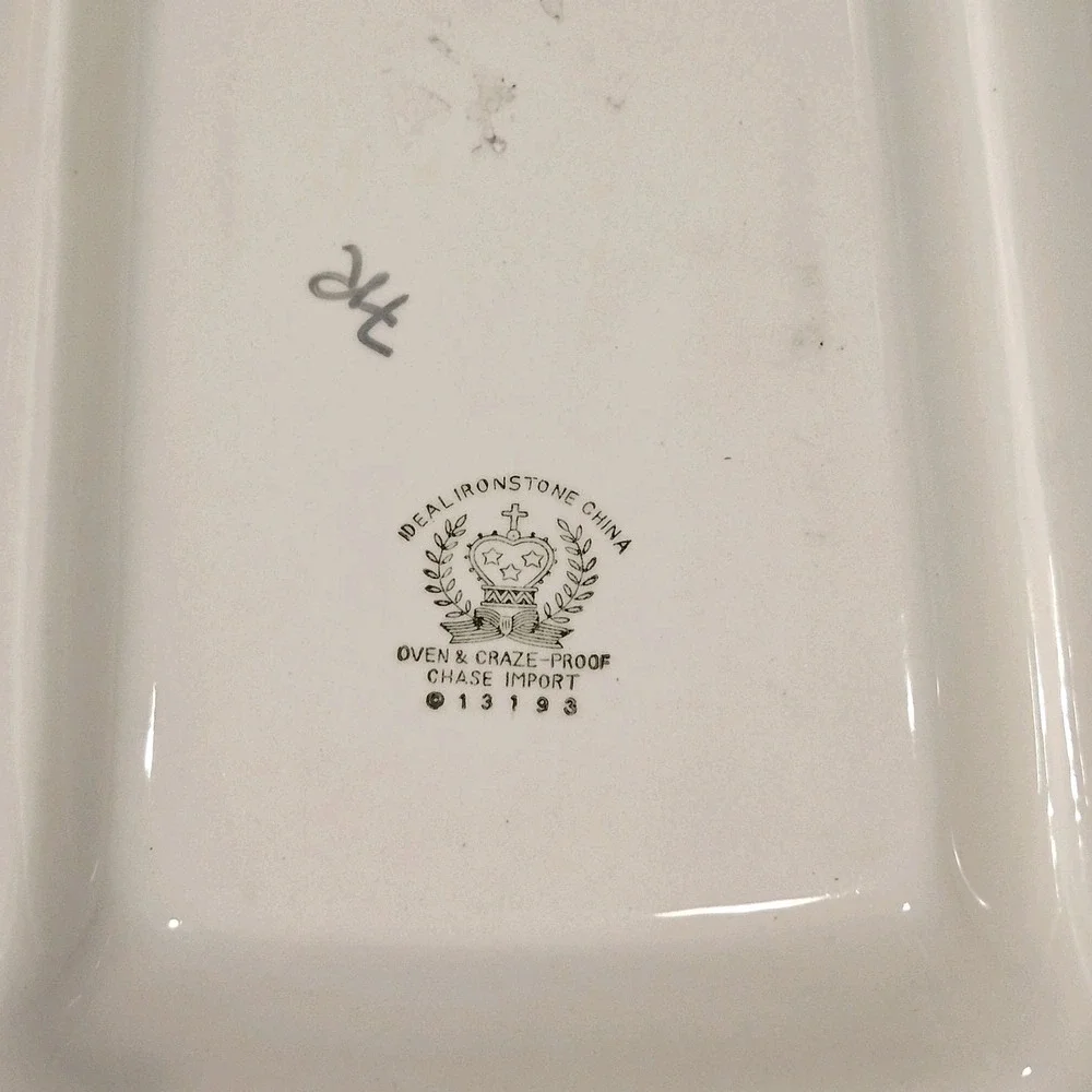 RARE Vintage Idezenware Charcuterie Appetizer‎ Cheese Meat Platter Plate